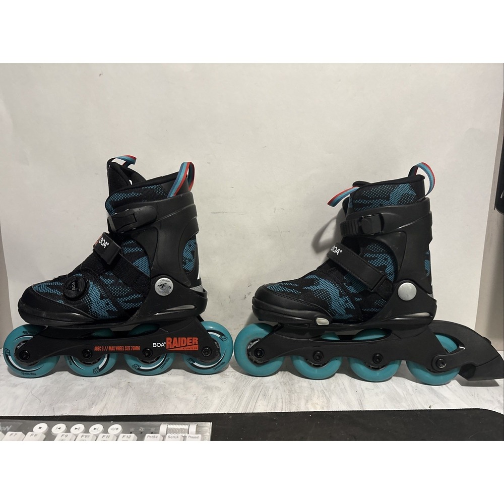 K2 BOA 76mm Inline Skates Rollerblades Unisex US 1-5 Raider Some Scuffs